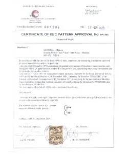 Kristeel Shinwa Industries ISO certification document