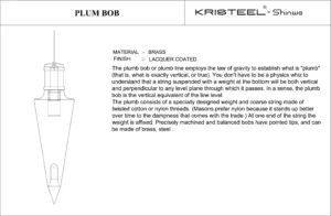 Kristeel Plumb Bob