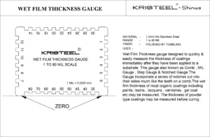 Wet Film Thickness Gauge