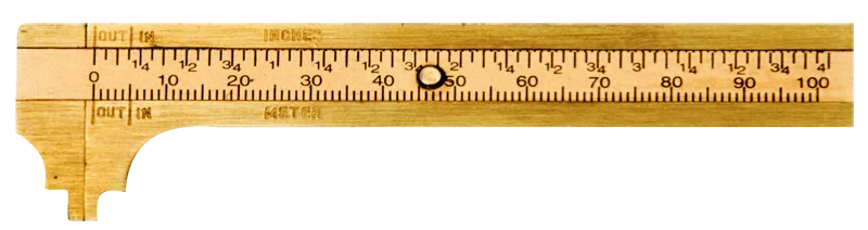 Brass caliper