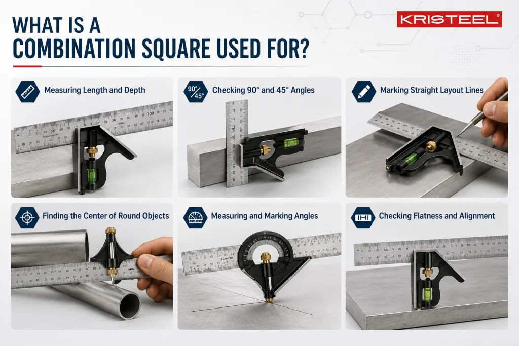 Combination Square Uses Guide